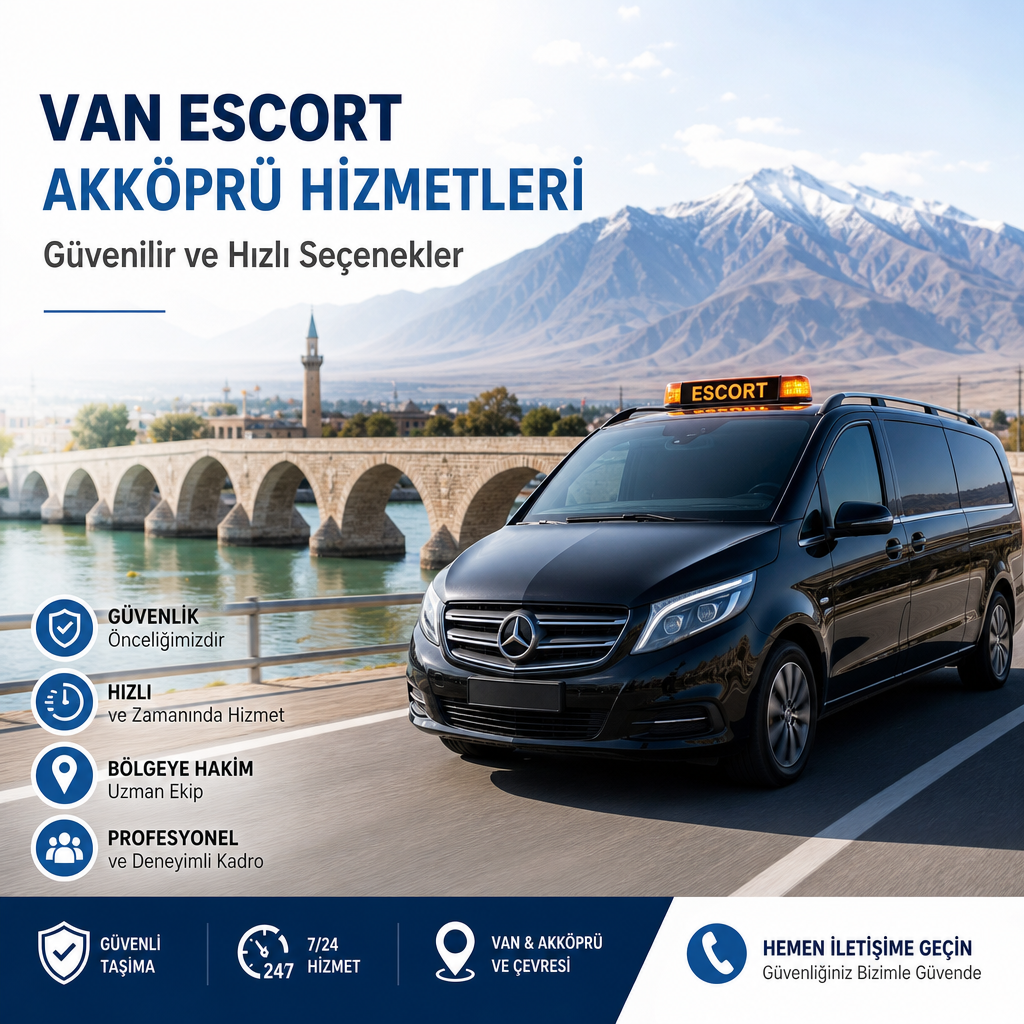 Van Escort Akköprü 7 Güçlü ve Güvenilir Seçenekler Van Escort Akköprü hizmetleri, profesyonel şoförlerle güvenilir ve hızlı ulaşım seçeneği