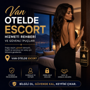 Van otelde güvenli ve kaliteli escort hizmeti rehberi ile güvenli ipuçlarını simgeleyen görsel
