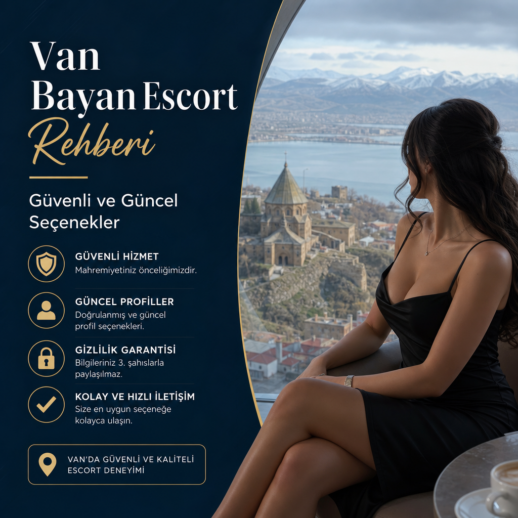 Van Bayan Escort - Van’da güvenli, güncel ve gizlilik garantili eskort rehberi konseptini simgeleyen tanıtım görseli