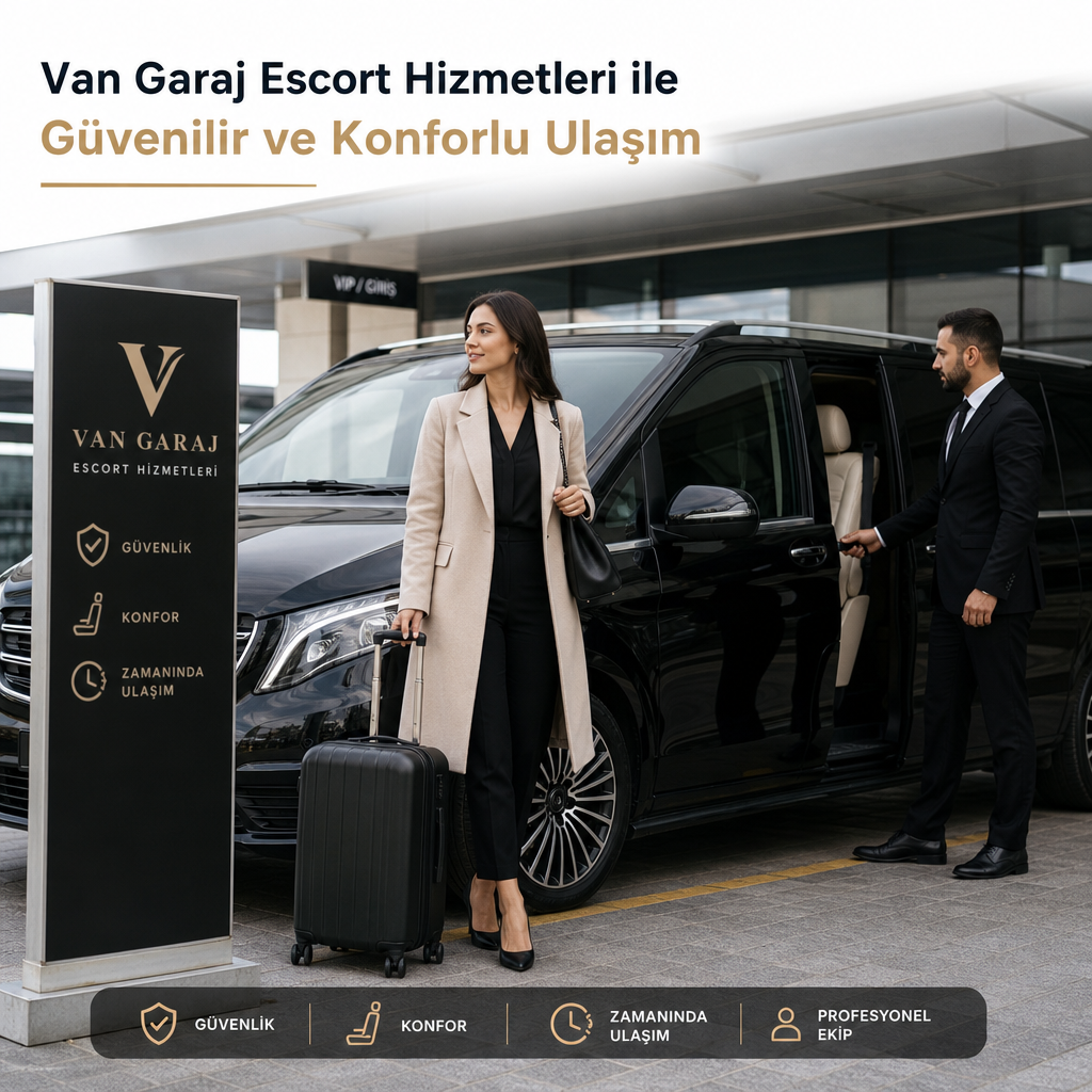 Van Garaj Escort Hizmetleri ile güvenilir, konforlu ve zamanında profesyonel ulaşım hizmeti