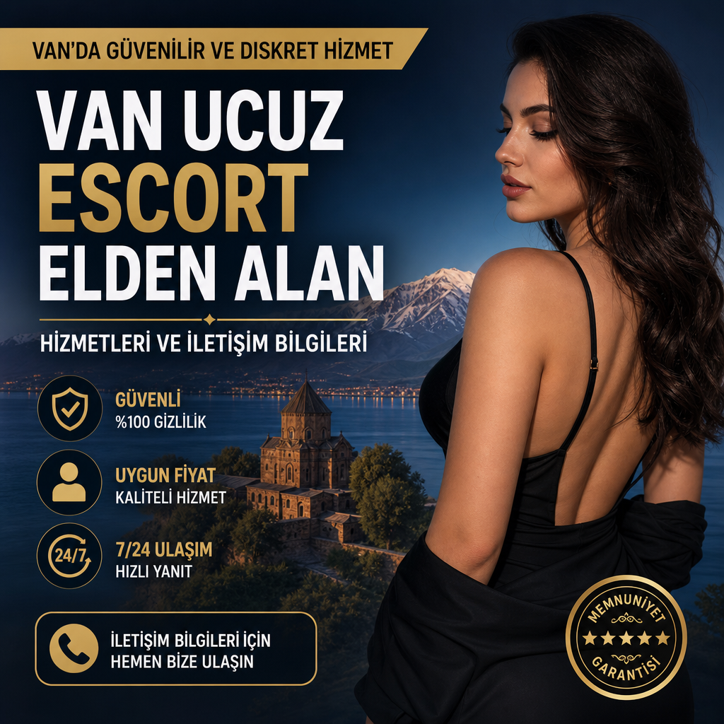 Van’da uygun fiyatlı ve gizli escort hizmetleri için 7/24 iletişim bilgilerini tanıtan görsel
